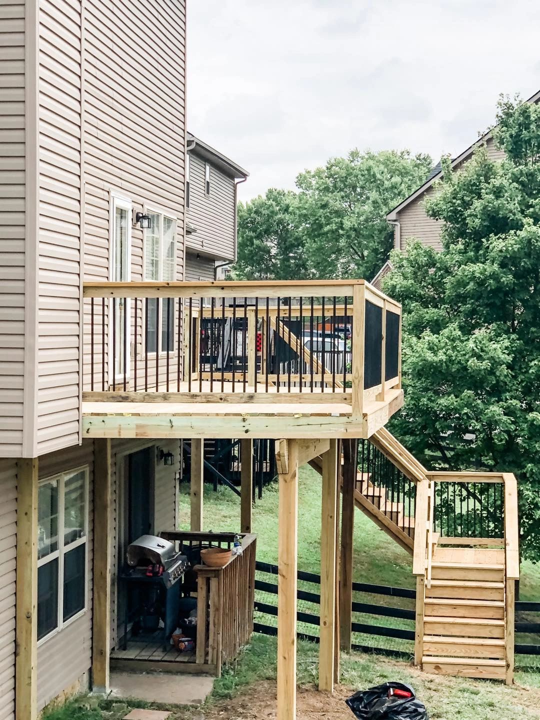 Deck patio remodel